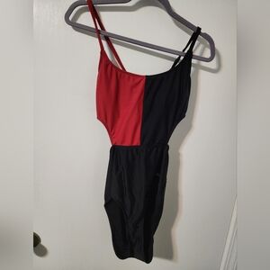 Batman Red and Black Women's One Piece Swimsuit